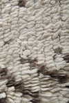 Handmade All Wool Rug 3.8 x 6.5 ft Moroccan Berber Carpet