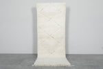 Runner Rug 2.8 x 7.5 ft – Handmade Moroccan Wool Hallway Carpet
