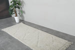 Runner Rug 2.8 x 7.5 ft – Handmade Moroccan Wool Hallway Carpet