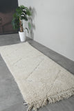 Runner Rug 2.8 x 7.5 ft – Handmade Moroccan Wool Hallway Carpet