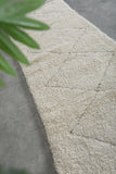 Runner Rug 2.8 x 7.5 ft – Handmade Moroccan Wool Hallway Carpet