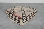 Handmade Kilim Ottoman Pouf - Geometric Tribal Pouf