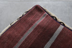 Handmade Kilim Ottoman Pouf - Geometric Tribal Pouf
