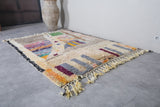 Tribal Moroccan rug 5.4 X 7.2 Feet