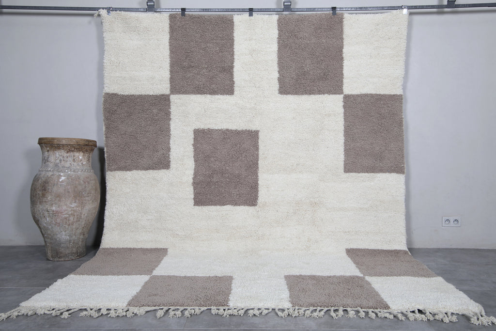 Handwoven Moroccan rug - Berber wool rug - Custom rug