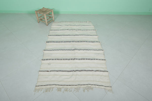 Moroccan rug – 3.6 FT x 6.3 FT | Handwoven berber carpet with unique design