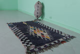 All-Wool Azilal Berber Moroccan Rug - Unique Diamond & Checkered Pattern