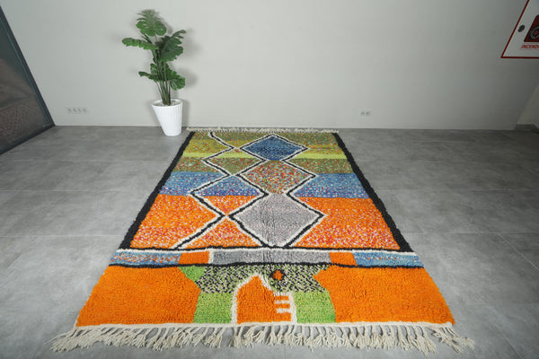 Colorful & geometric Moroccan rug - custom size