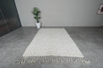 Dots Beni Ourain Rug 6.3 x 9.1 ft – Handmade Moroccan Wool Carpet