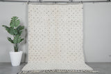 Dots Beni Ourain Rug 6.3 x 9.1 ft – Handmade Moroccan Wool Carpet