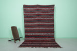 Handwoven Moroccan Rug - 5.5 FT X 8.8 FT Traditional Berber Design