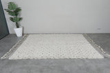 Dots Beni Ourain Rug 6.3 x 9.1 ft – Handmade Moroccan Wool Carpet