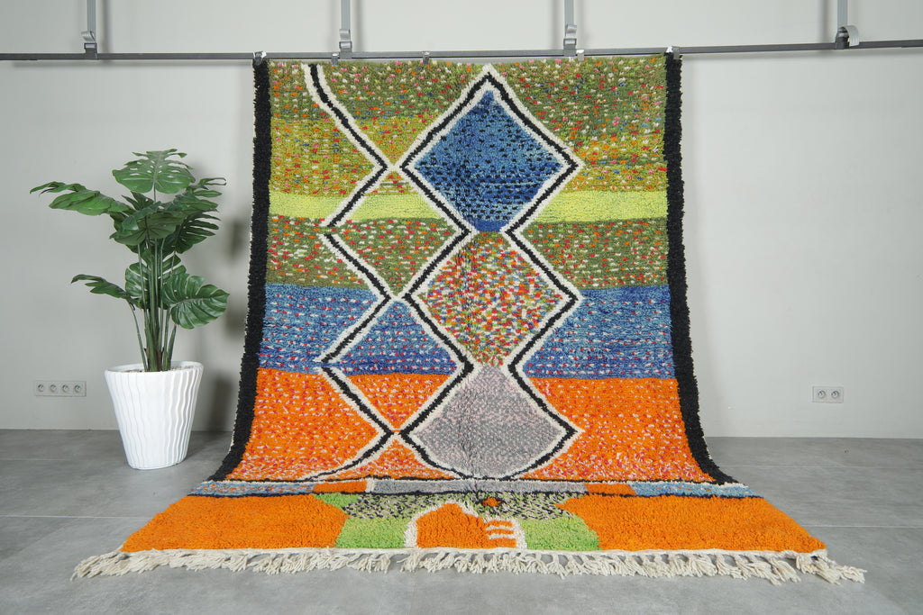 Colorful & geometric Moroccan rug - custom size