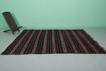 Handwoven Moroccan Rug - 5.5 FT X 8.8 FT Traditional Berber Design