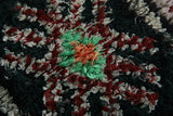 Colorful Moroccan Berber Rug 3.6 X 8.6 Feet - Handwoven Patchwork Boucherouite