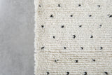 Dots Beni Ourain Rug 6.3 x 9.1 ft – Handmade Moroccan Wool Carpet