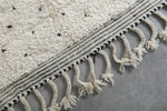Dots Beni Ourain Rug 6.3 x 9.1 ft – Handmade Moroccan Wool Carpet