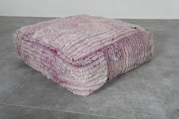 Vintage Kilim Ottoman – Cozy Berber Footstool