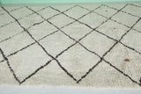 Handmade Moroccan Rug – Large Diamond Pattern (7 x 12.1 ft)