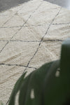 Beni Ourain Rug 5.5 x 8.2 ft Handwoven Moroccan Wool Carpet