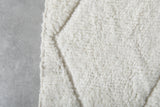 Beni Ourain Rug 3.9x5 ft - Handmade Moroccan Wool Carpet