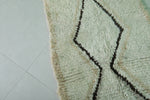 Handmade Moroccan Berber Rug 2.9 X 5.8 Feet - Minimalist Diamond Pattern