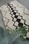 Moroccan Wool Rug 2.6 x 5.9 FT Handmade Berber Runner