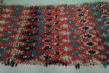 Moroccan Berber Rug 2.7 X 5.2 Feet - Handmade Vibrant Boucherouite