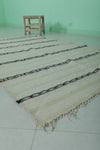 Traditional Moroccan Wedding Blanket Rug – 3.7 FT x 6.3 FT | Authentic Berber Decor