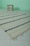 Traditional Moroccan Wedding Blanket Rug – 3.7 FT x 6.3 FT | Authentic Berber Decor