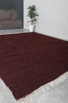 Flatwoven Grey Moroccan Rug - Custom Size