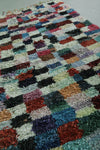 Colorful Moroccan Berber Rug - 4.4 x 9.2 ft | Vibrant Handmade Carpet