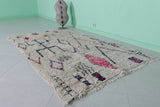 Berber handmade moroccan old carpet  4.3 FT X 7.2 FT