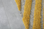 Yellow handmade rug - Custom rug - Moroccan Wool rug