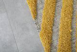 Yellow handmade rug - Custom rug - Moroccan Wool rug