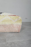 Artisan Moroccan Pouf – Handwoven Wool Floor Cushion