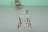 runner moroccan rug, 1.6 FT X 6.1 FT