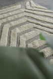 Handmade Moroccan Rug - 7x10 FT Geometric Cream and Gray | Luxe Berber Design