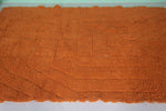 6.3 x 10.1 ft Moroccan Rug – Vibrant Orange Wool