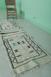 runner moroccan rug, 1.6 FT X 6.1 FT