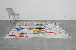 Colorful berber rug 4.6 FT × 7.2 FT