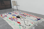 Colorful berber rug 4.6 FT × 7.2 FT