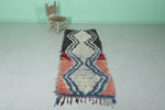 Authentic Moroccan Berber Rug - Bold Geometric Pattern