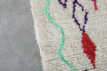 Colorful berber rug 4.6 FT × 7.2 FT