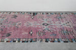 Vintage Moroccan rug  3.4 FT X 9.9 FT