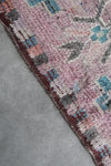 Vintage Moroccan rug  3.4 FT X 9.9 FT