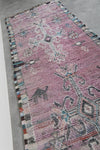 Vintage Moroccan rug  3.4 FT X 9.9 FT