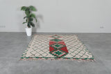 Hand-knotted Moroccan rug 5.4 FT × 6.3 FT