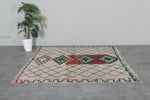 Hand-knotted Moroccan rug 5.4 FT × 6.3 FT