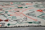 Colorful Moroccan Rug 5.1 FT X 8.3 FT